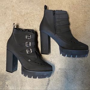 TUK Platform Heeled Creepers